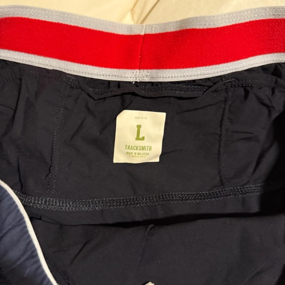 Tracksmith Strata OTQ Race Short, Large, Navy - Picture 2 of 4